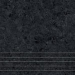 Tubadzin Zimba Stopnica Black Str. 29,6x119,8 burkolólap