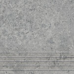 Tubadzin Zimba Stopnica Light Grey Str. 29,6x119,8 burkolólap