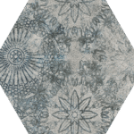 Paradyz Sweet Grey Heksagon Struktura Polysk 19,8x17,1