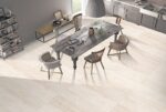 LIMURIA TRAVERTIN LIGHT BEIGE Rect. 60×120 polírozott magasfényű padlólap - Image 2