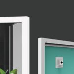 AREZZO design LED okos tükör állítható fényerő páramentesítő funkció+óra+hőmérő - Image 2