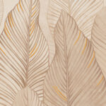 Tubadzin Mild Clay Leaves C 59,8x119,8 dekor burkolólap