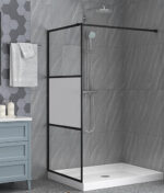 FANNY black 100x195 walk-in zuhanyfal - Image 4
