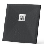 Nilla antracite 90x90 szögletes zuhanytálca