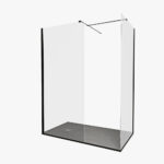 DALIA black walk-in zuhanyfal - Image 6