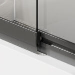 JAVA E-slide black 2-részes csúszó kádparaván - Image 19