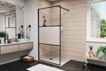 FANNY black 100x195 walk-in zuhanyfal - Image 2