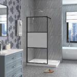FANNY black 100x195 walk-in zuhanyfal - Image 5