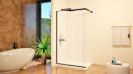 FELICIA rain black 100x195 walk-in zuhanyfal - Image 6