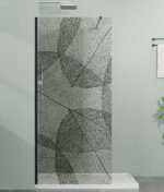 LETTI black 100x195 walk-in zuhanyfal - Image 2
