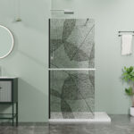 LETTI black 100x195 walk-in zuhanyfal - Image 12