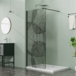 LETTI black 100x195 walk-in zuhanyfal - Image 4