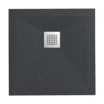 Nilla antracite 80x80 szögletes zuhanytálca - Image 8