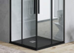 Nilla black 80x80 szögletes zuhanytálca - Image 5